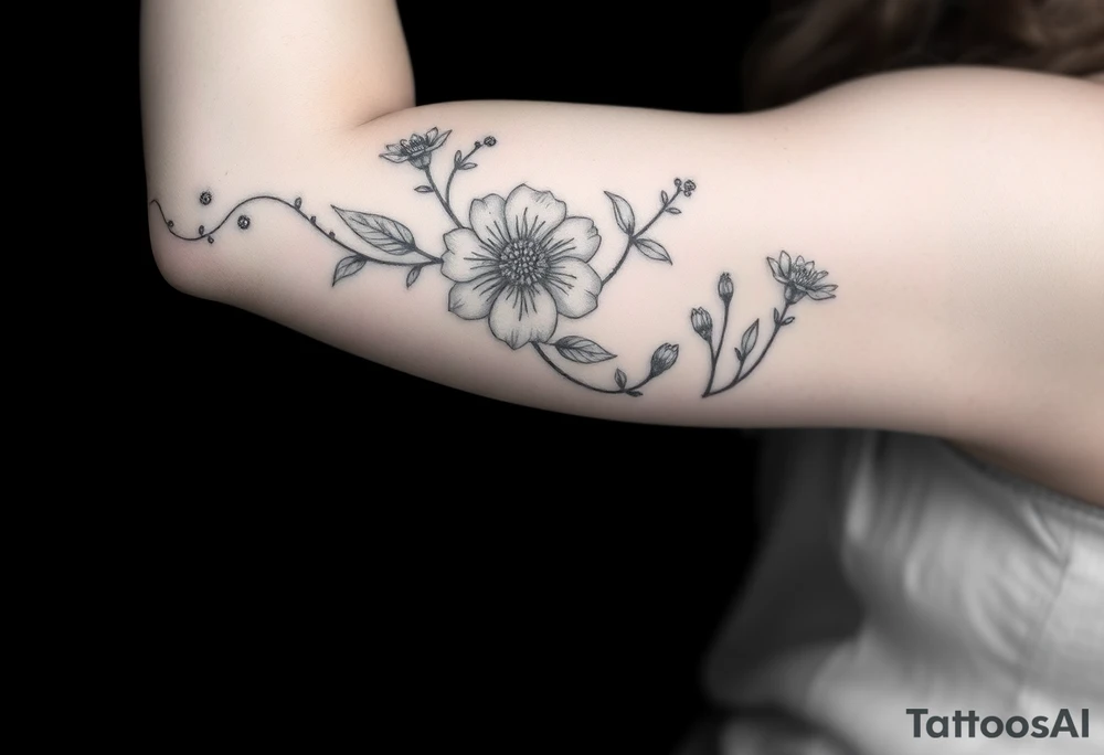 Religious tattoo that also symbolizes mental health. Maybe something to do with still finding light in the darkness. Maybe a bible at the bottom and some flowers blooming for the mental health aspect. Tattoo will be a half sleeve on my forearm tattoo idea
