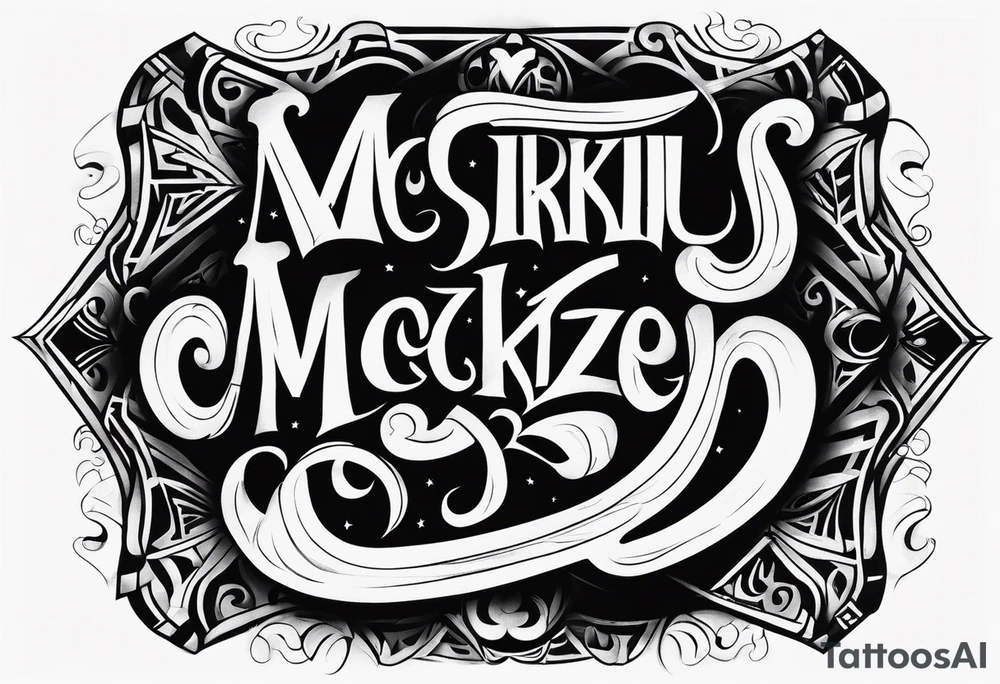 'cassius rafiki mckenzie' tattoo idea