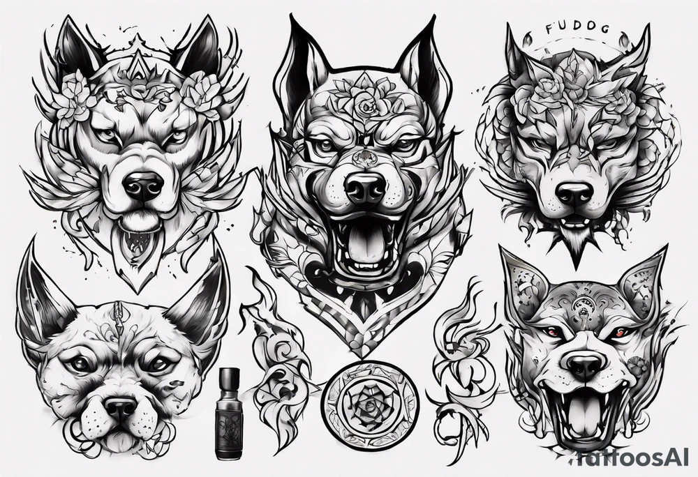 fudog tattoo idea
