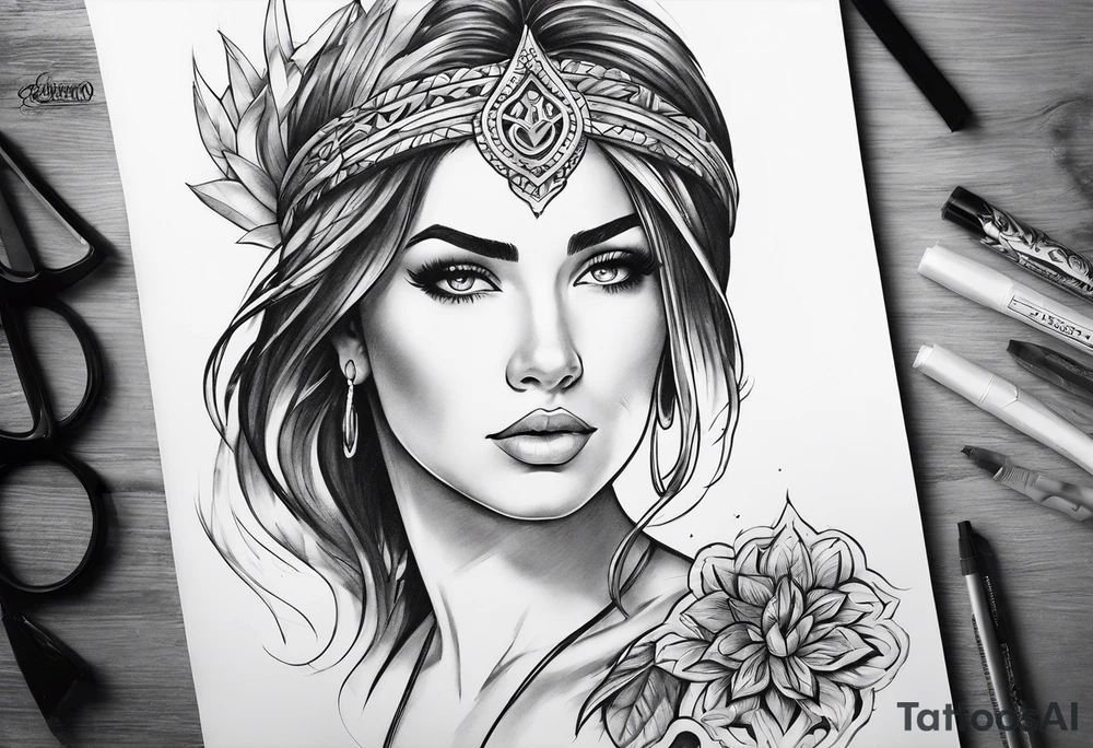 broken sword tattoo idea