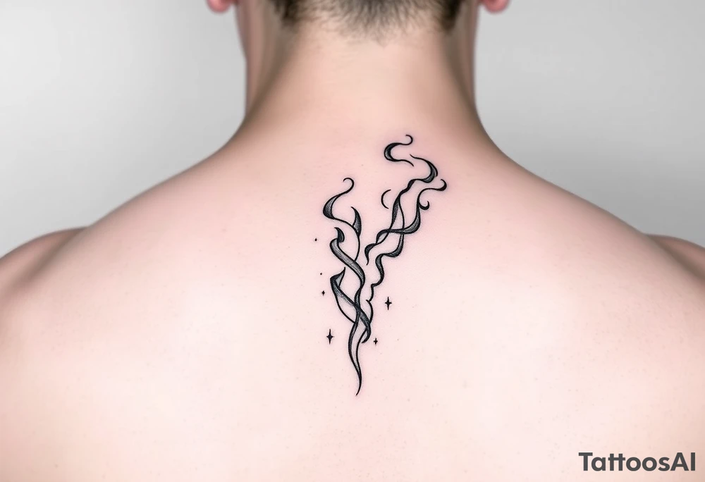 Dope in smoke tattoo idea