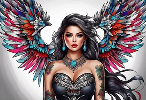 full tattoo canvas tattoo idea