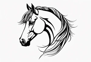 horse tattoo idea