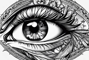 His eye is on the sparrow tattoo idea