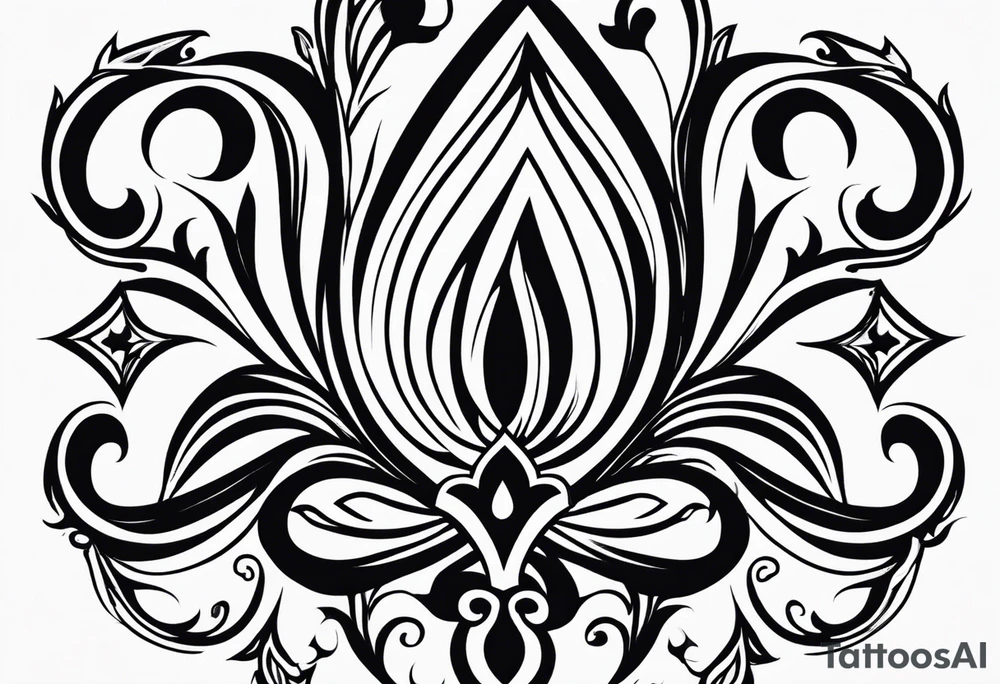 Fleur de lis tattoo idea