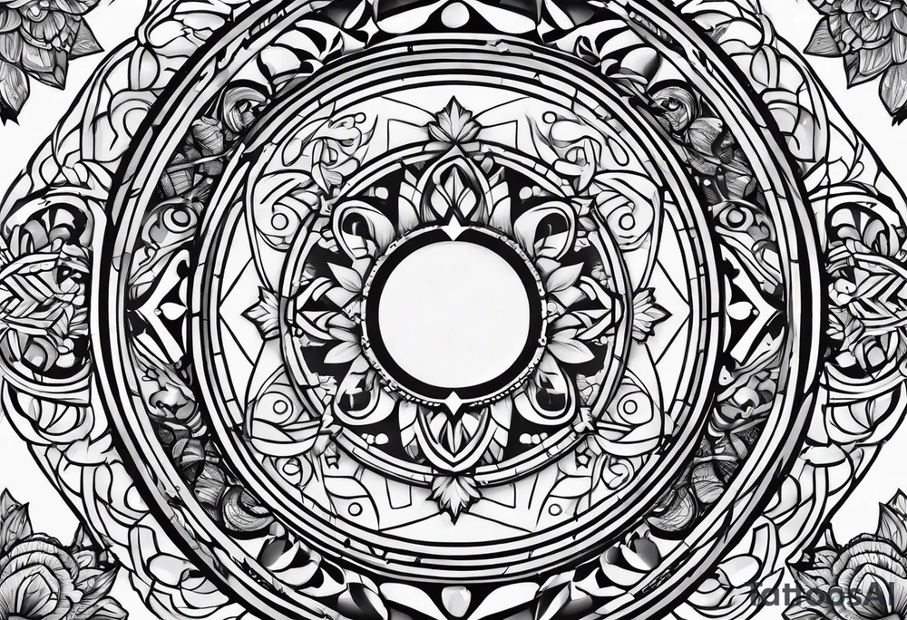 Circles tattoo idea