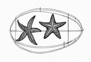 Shell/starfish bracelet tattoo idea