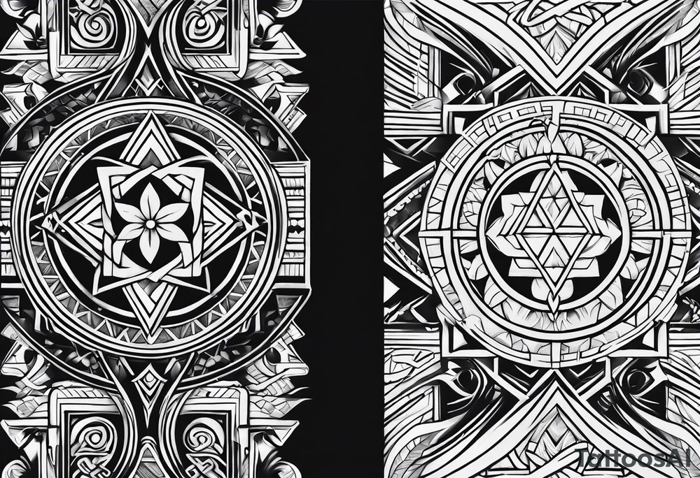 Messianic Polynesian tattoo idea