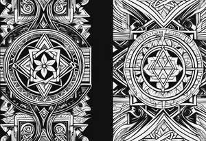 Messianic Polynesian tattoo idea