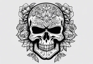 punisher skull tattoo idea