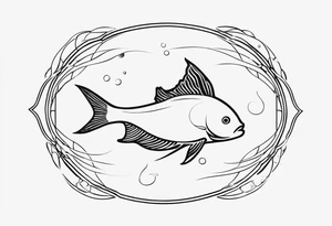 pisces tattoo idea