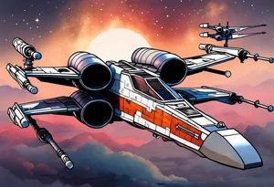 Xwing tattoo tattoo idea