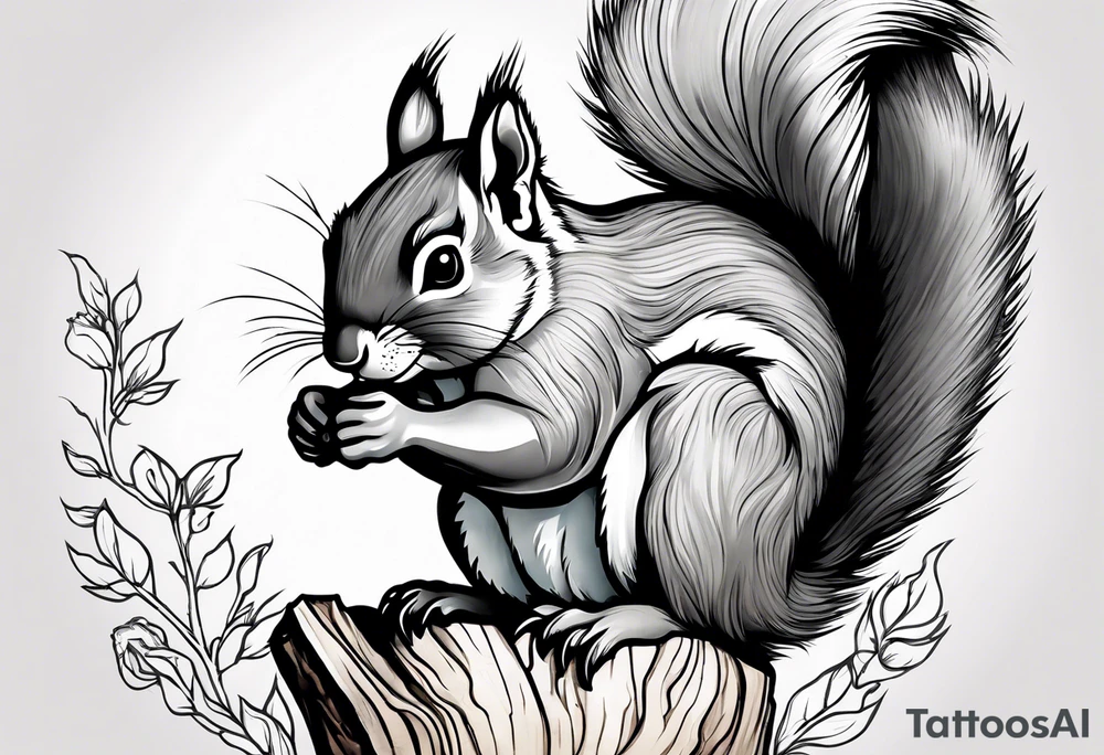 Squirrel tattoo idea