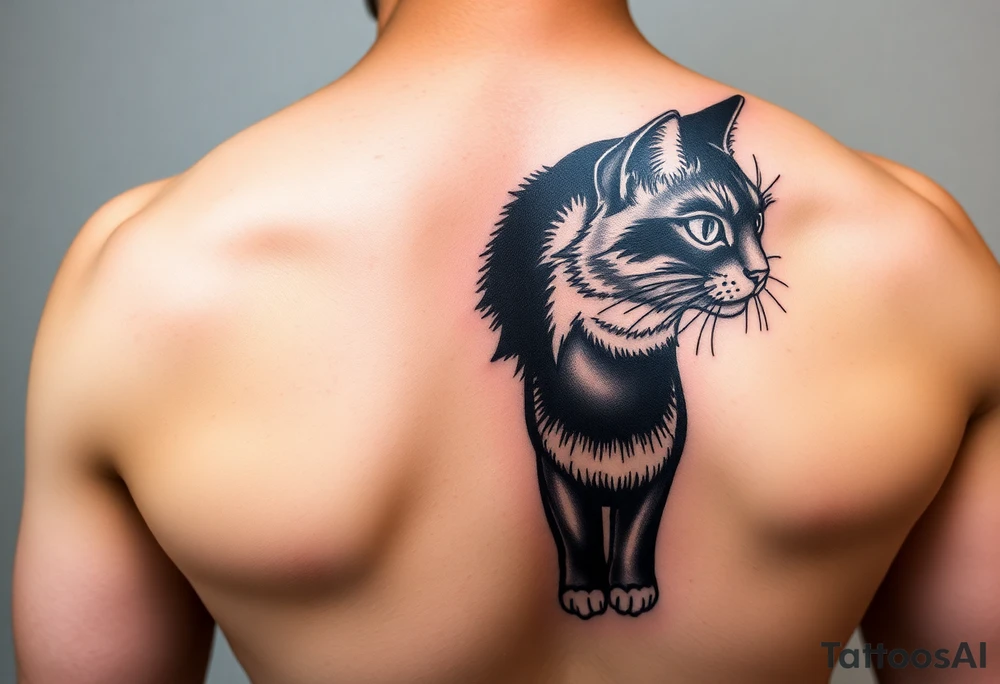 Black Cat tattoo idea