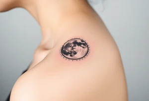 The moon tattoo idea