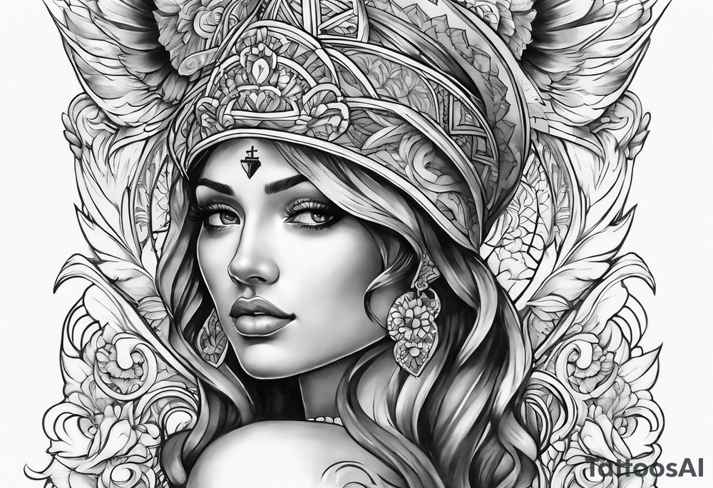 Christian artistic soulfull tattoo idea