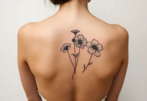 Flowers tattoo idea