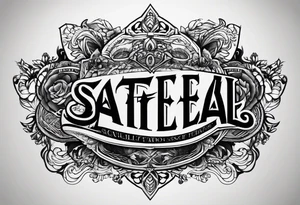 tattoo ideas with the word (STEAL) tattoo idea