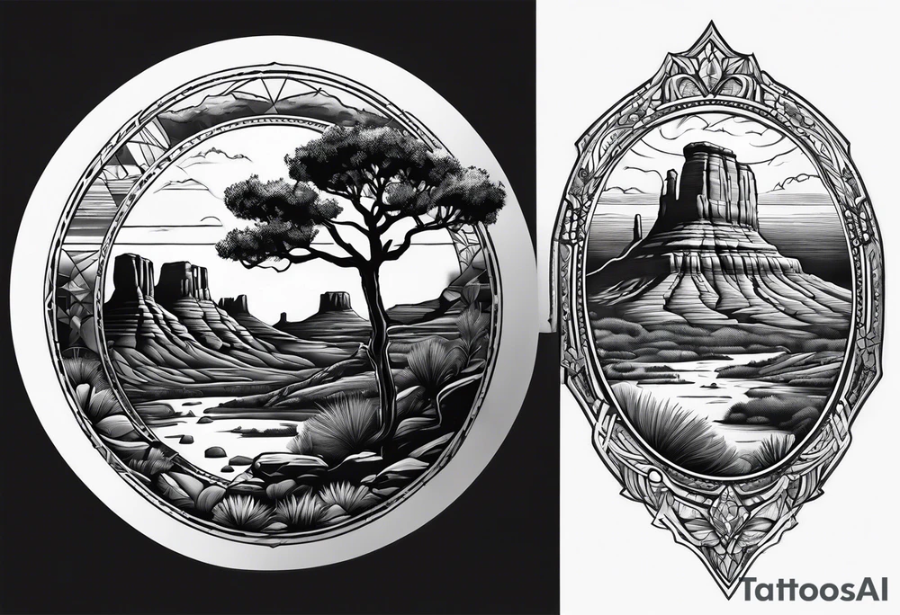 Canyonlands national park, forearm tattoo idea