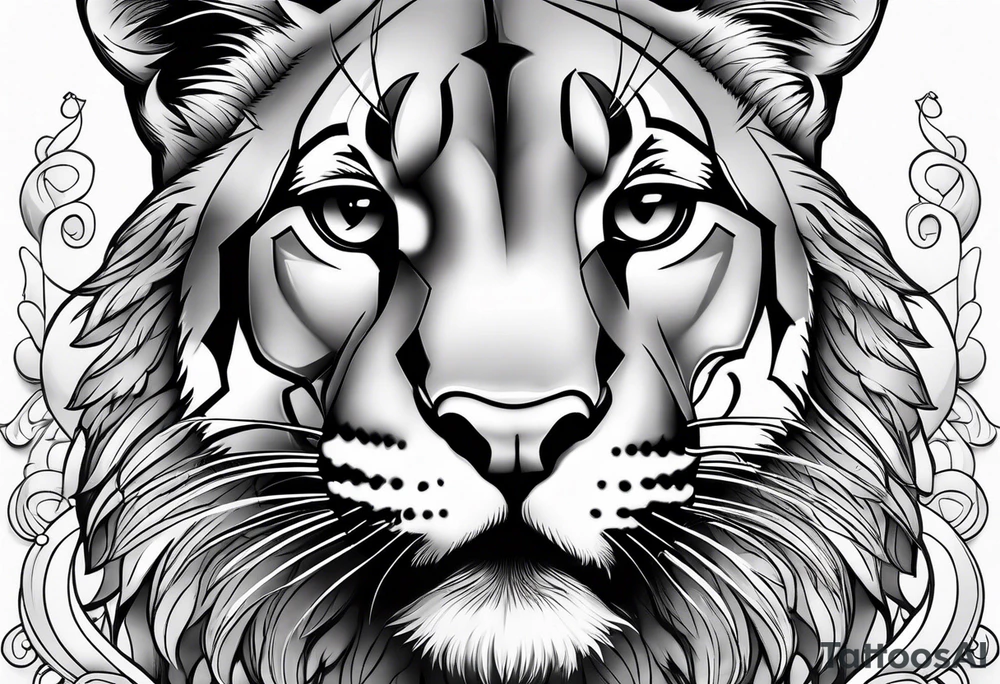 Cougar tattoo idea