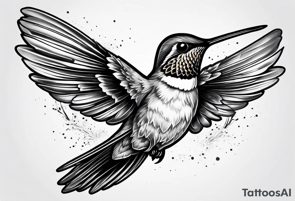 humming bird
on bicep tattoo idea