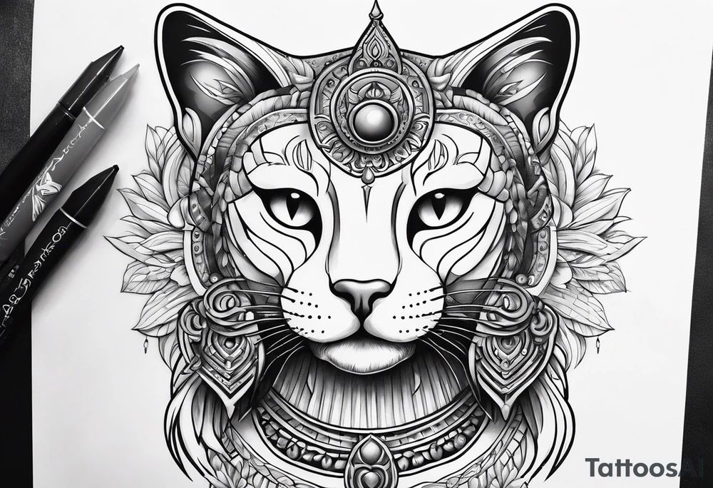 Bastet Goddes tattoo idea