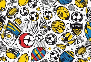 football, Sutton United tattoo idea