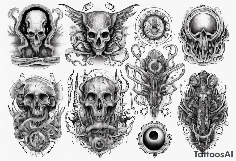 lovecraft them wood tattoo idea