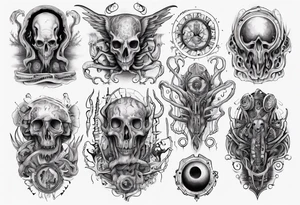 lovecraft them wood tattoo idea