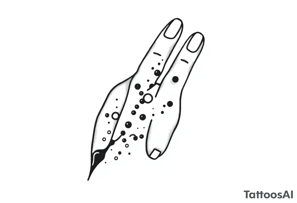 finger tattoo on the finger tattoo idea