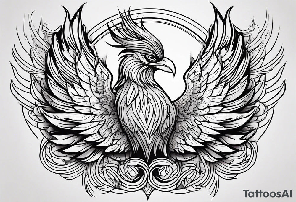 Phoenix tattoo idea