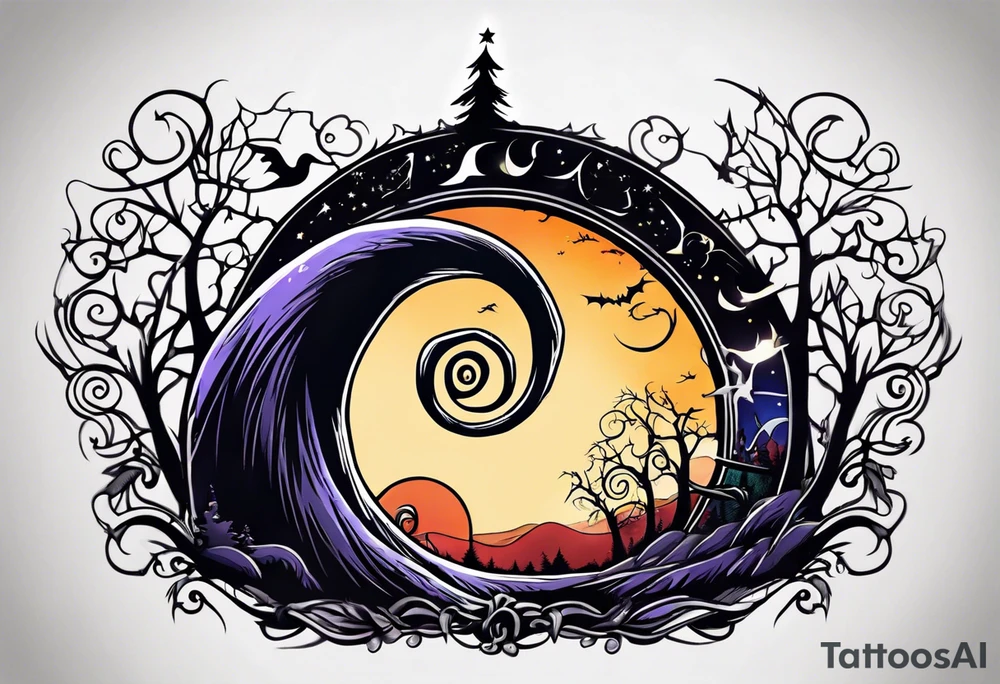 Nightmare before Christmas tattoo idea