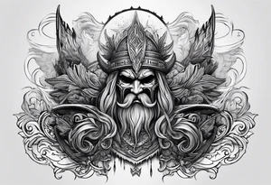 Valhalla mist fog tattoo idea