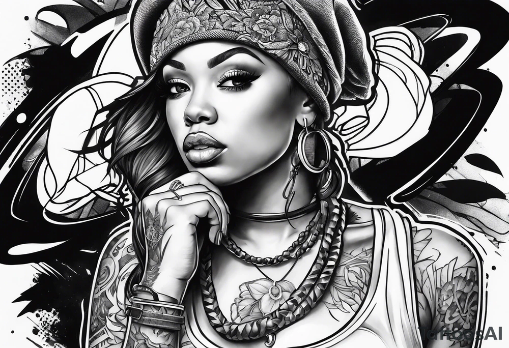 hip hop tattoo tattoo idea
