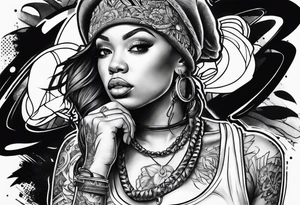 hip hop tattoo tattoo idea
