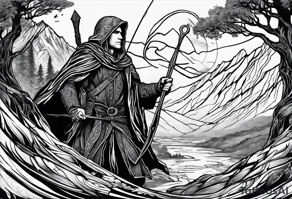Lord of the rings tattoo idea