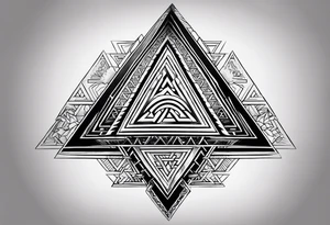 Danish valknut tattoo idea