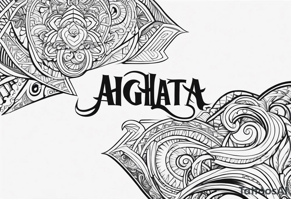 Aghata tattoo idea