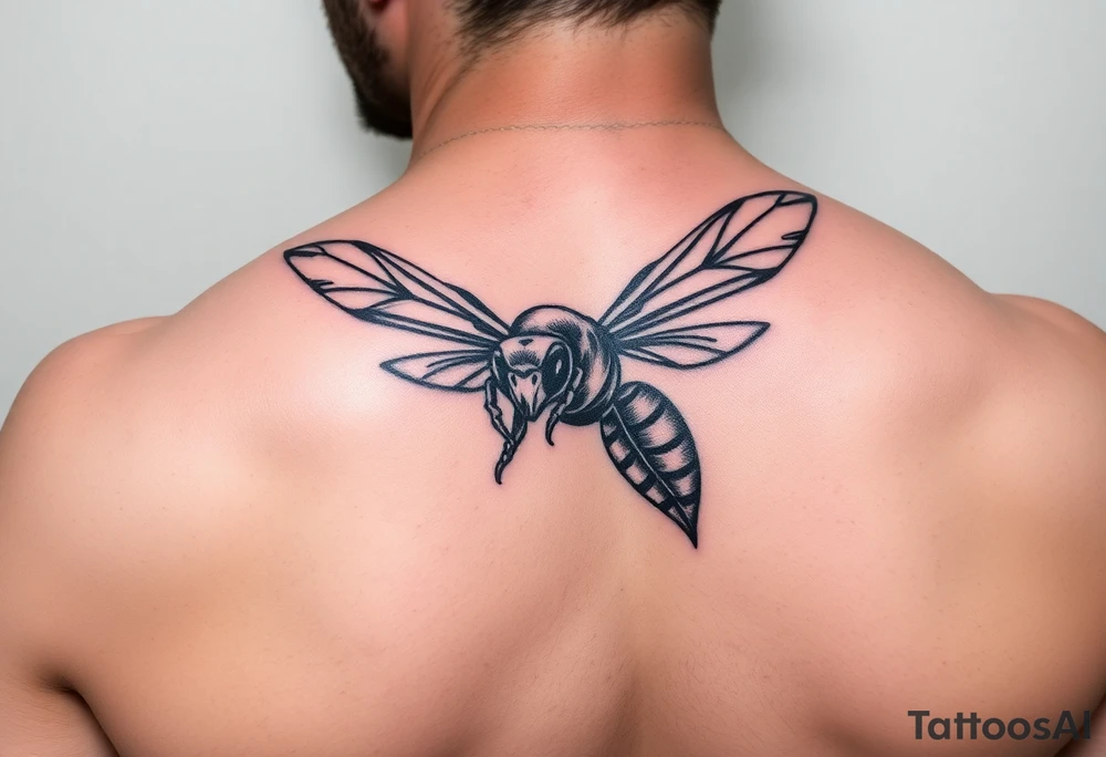 Fierce Hornet flying tattoo idea
