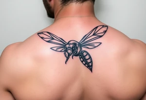 Fierce Hornet flying tattoo idea