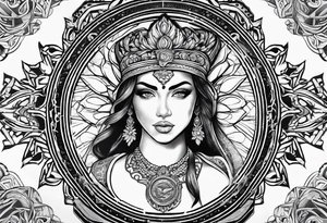 escudo espartano tattoo idea