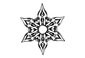 Celtic star tattoo idea