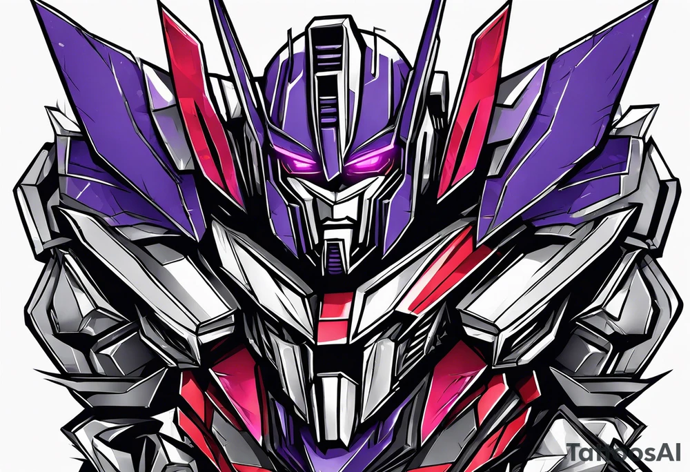 Transformers fighting decepticons tattoo idea