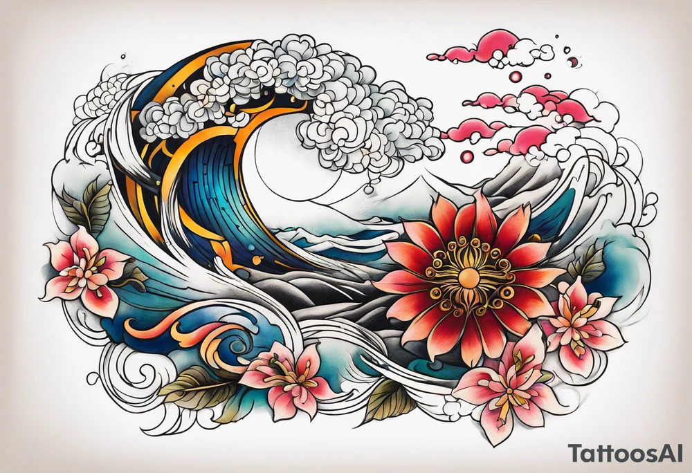 Celestial tattoo idea
