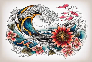 Celestial tattoo idea