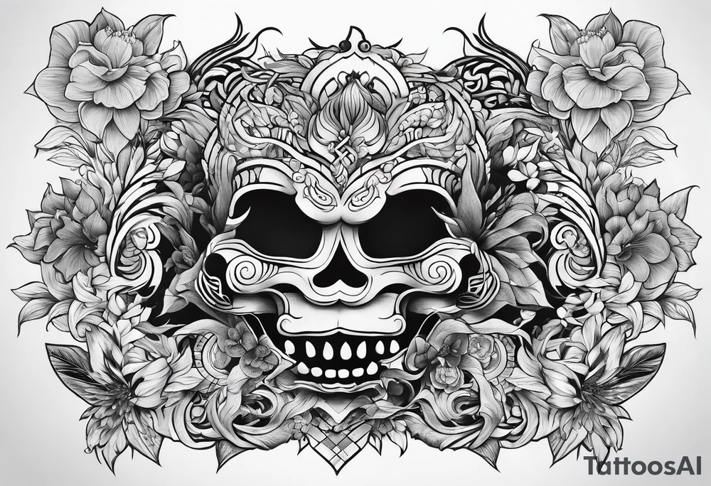 Vietnamese traditional tattoo idea