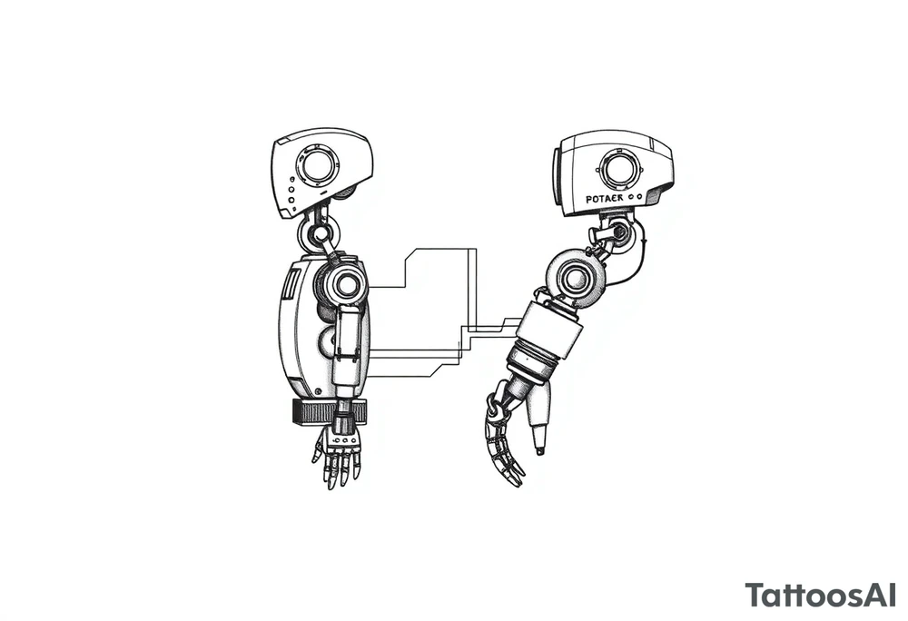 Robots, plc's, ladder logic, electronics tattoo idea