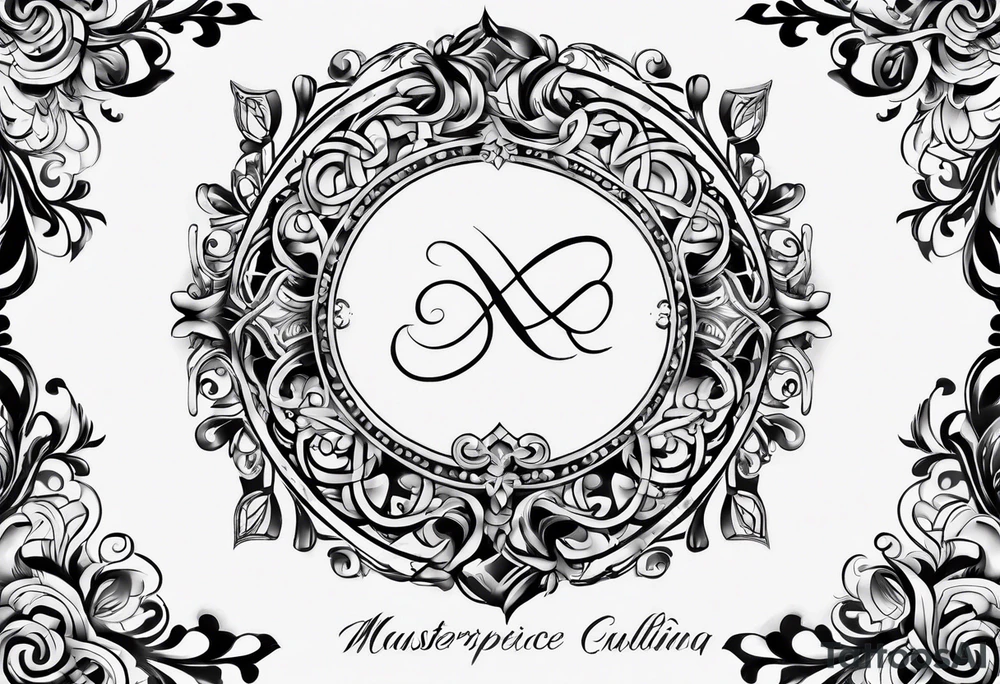 Infinity symbol tattoo idea