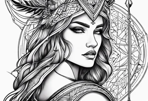 sagittarius, faith, strong tattoo idea