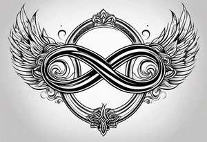 infinity symbol tattoo idea